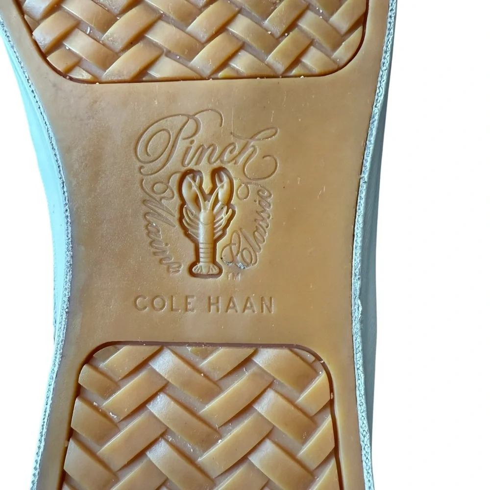 Men's Cole‎ Haan Black and White Slip-On Loafers